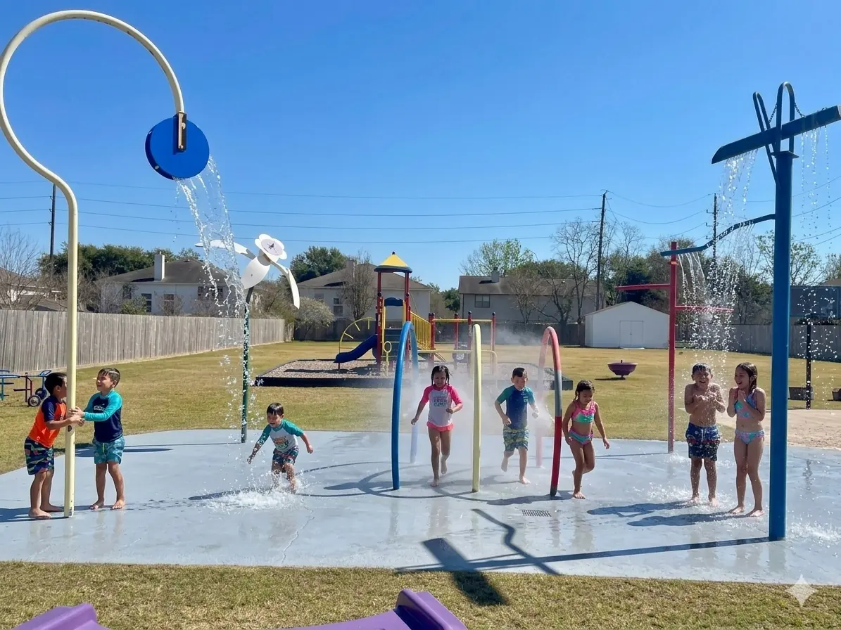 Splash Day on the N Fry Road splash pad